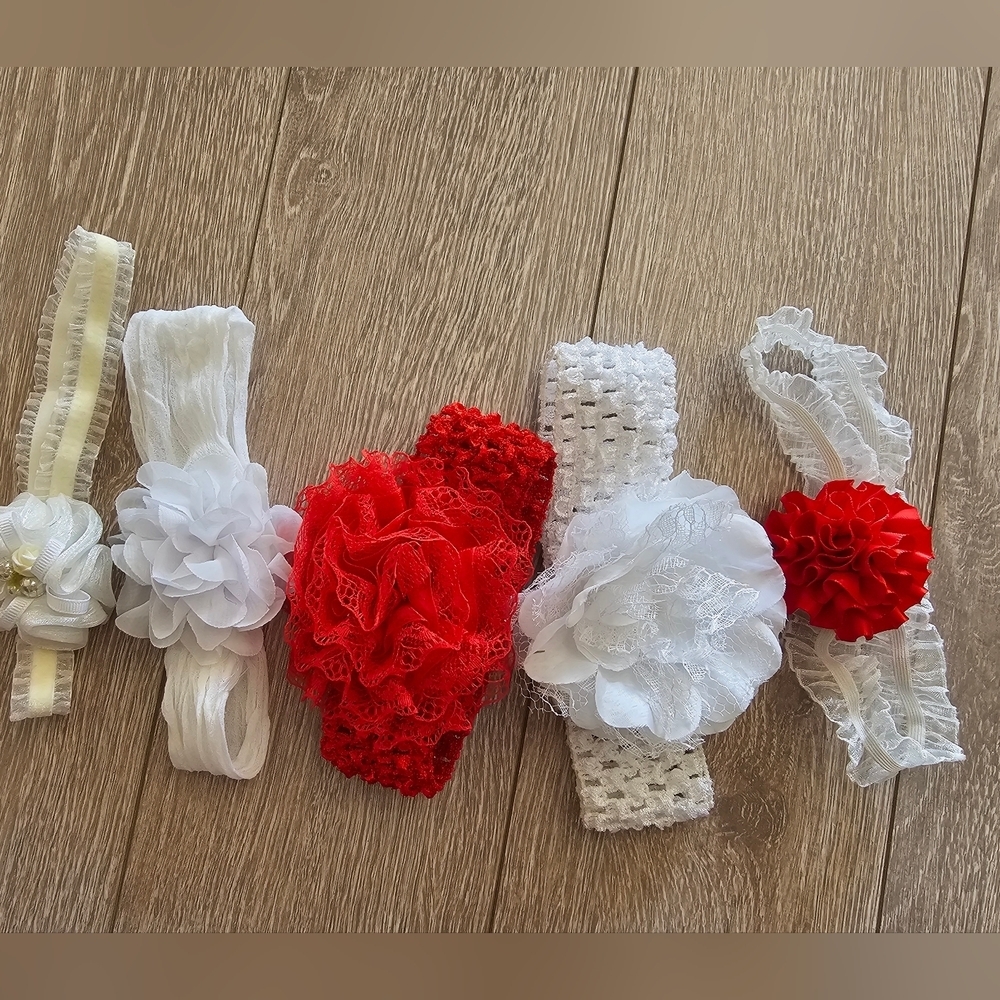 ✨ 3/$20✨ 5 Assorted Baby Headbands
